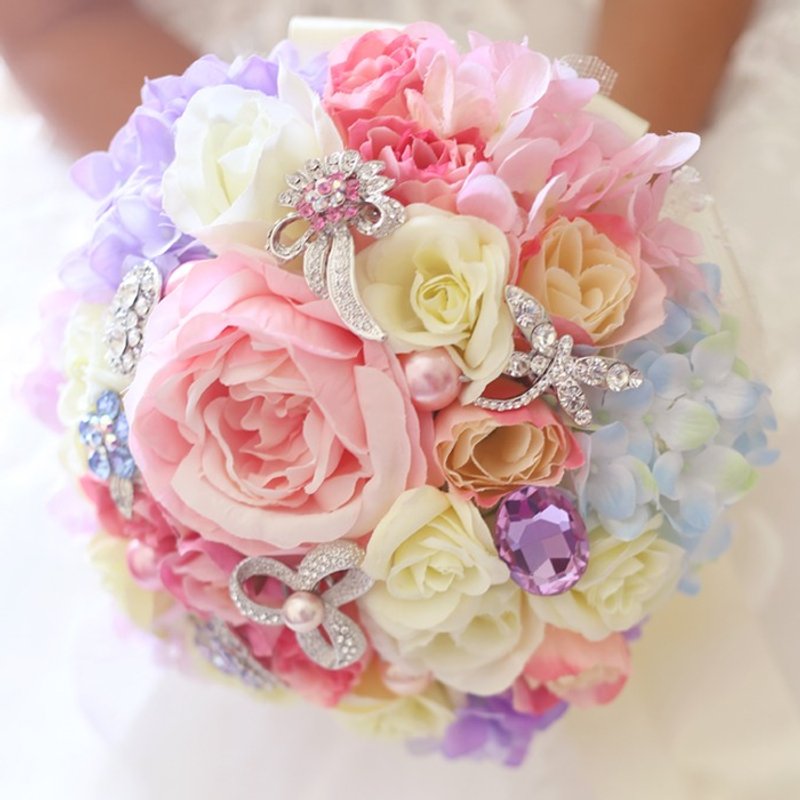 璎珞时尚*手作珠宝捧花*婚礼小物*新娘饰品*定制订作*情人节超精选-预​购~~糖果派对NO.47 - 植栽/盆栽 - 其他材质 