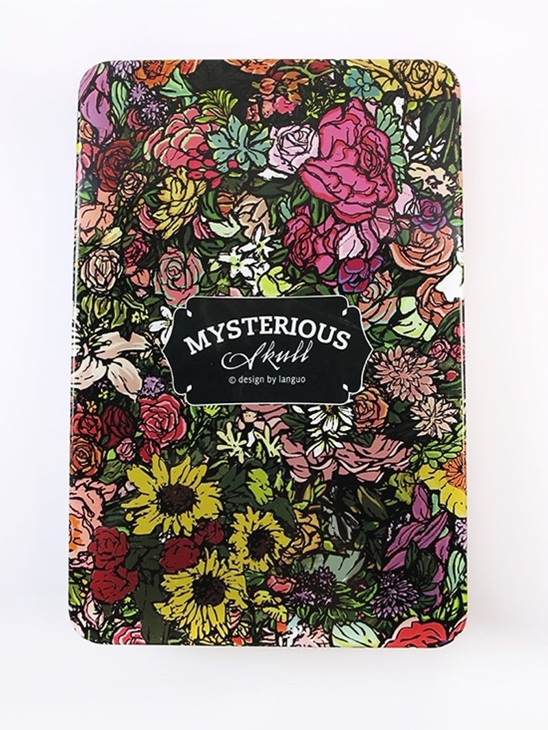 [SUSS] 华丽黑暗风格高质感铁皮骷髅风格笔记本(彩色花朵充满画面)-包邮 - 笔记本/手帐 - 纸 多色