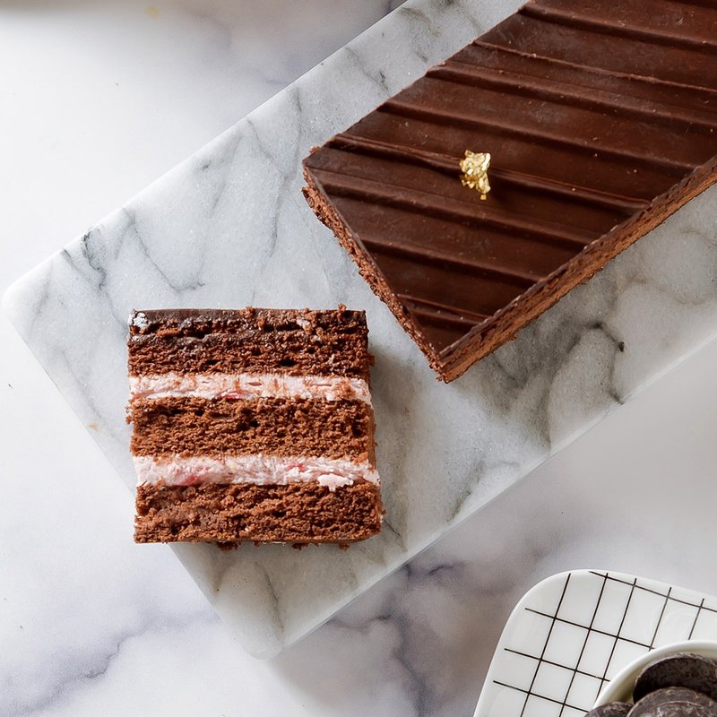 艾波索【草莓黑金砖12cm】 - 蛋糕/甜点 - 新鲜食材 粉红色