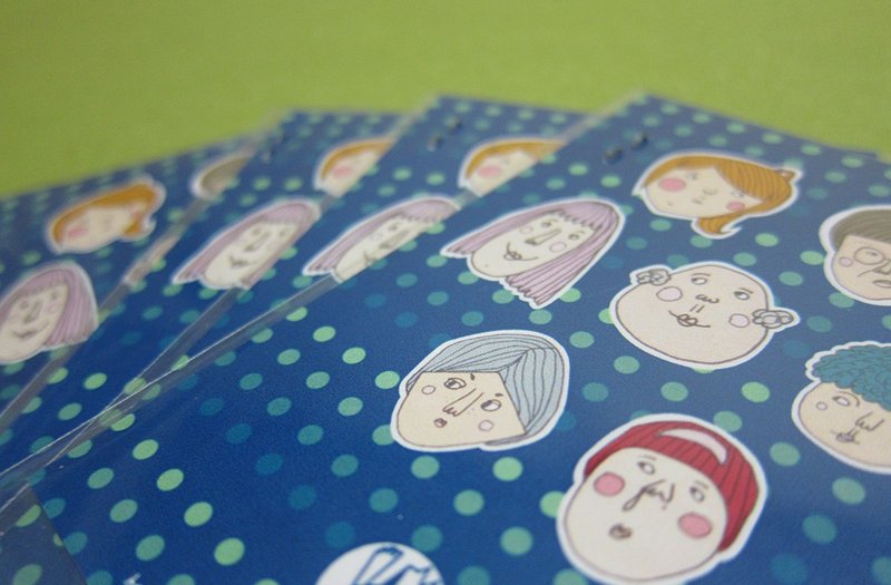 好朋友的脸部特写(一)、(二) /Magai's sticker - 贴纸 - 其他材质 多色