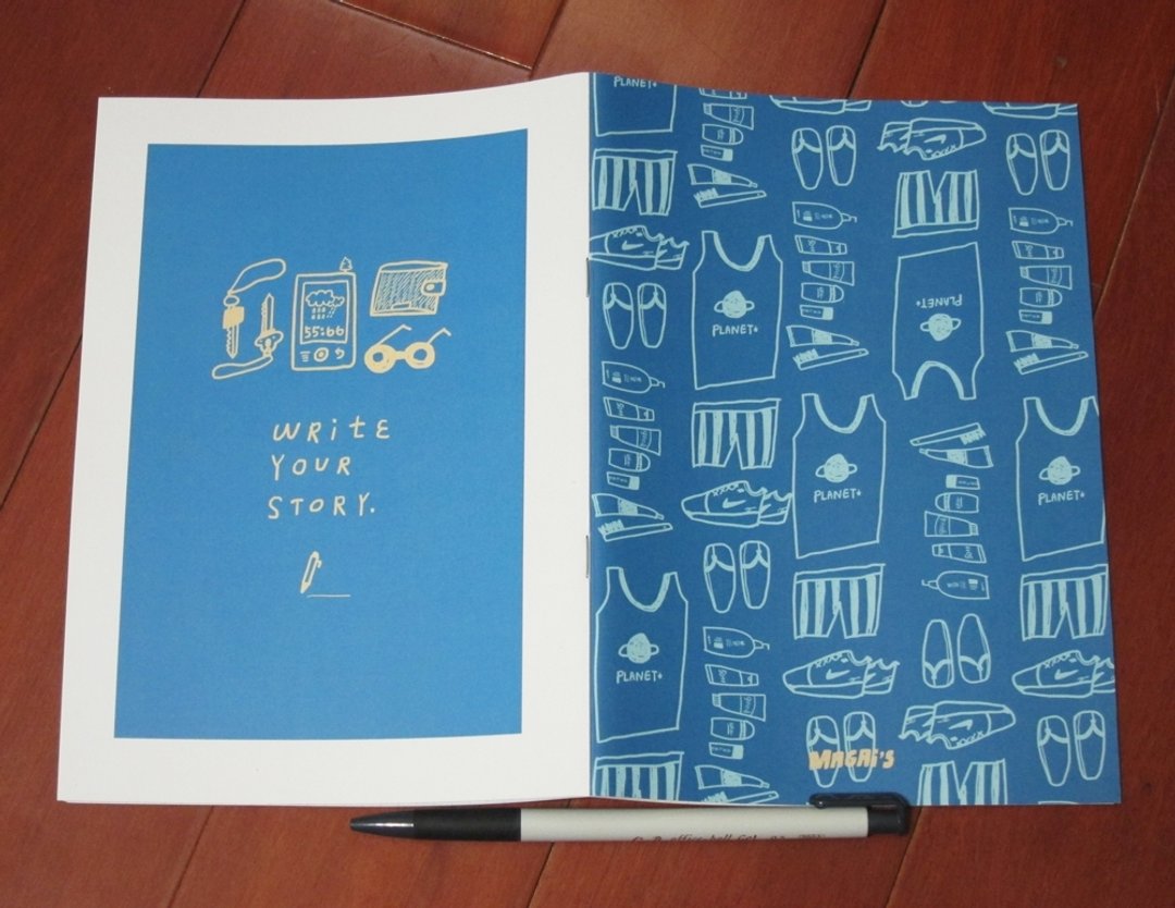 Write your story/ 周记事本WEEKLY PLAN - 笔记本/手帐 - 其他材质 蓝色