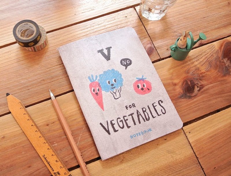 迪梦奇 FREE Note 自由自在笔记本 [V for vegetables] ▲即将绝版▲ - 笔记本/手帐 - 纸 