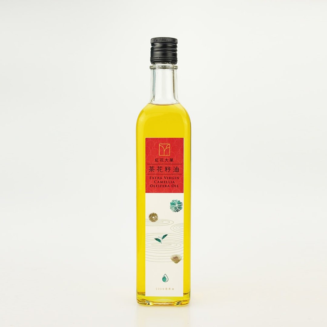 【有好食茶】红花大菓 (茶花籽油) 苦茶油 250ml - 酱料/调味料 - 玻璃 红色