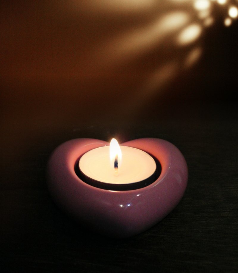 Jimini。加倍幸福烛台组 - 蜡烛/烛台 - 其他材质 粉红色