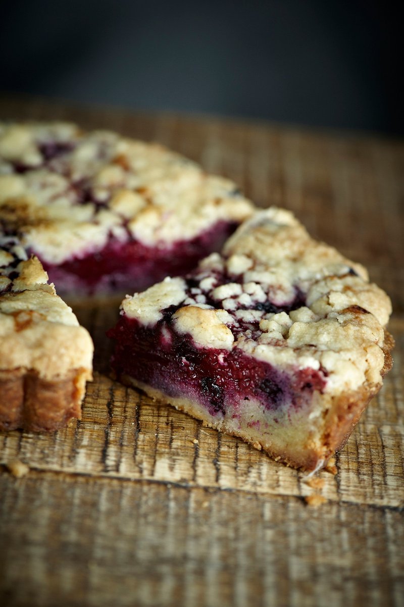 奶酥野莓派 Crunchy topped & Mixed-berry pie - 咸派/甜派 - 新鲜食材 紫色