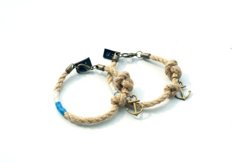 水手风童谣手带 原创设计 by Captain Ryan - 手链/手环 - 其他材质 蓝色