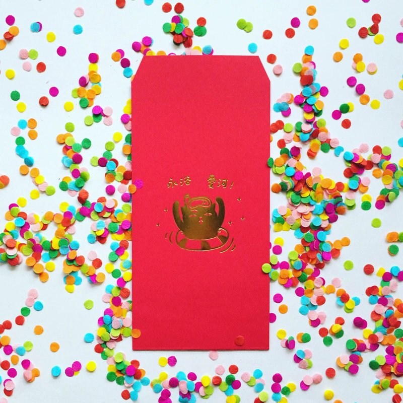 坏猫咪礼金袋 - 永浴爱河! (5入) - 红包/春联 - 纸 红色