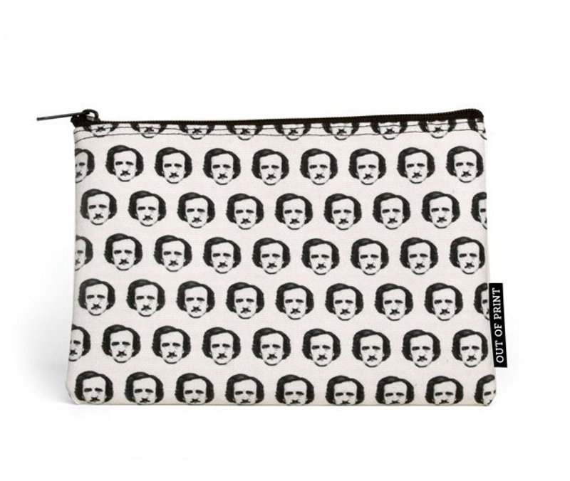 ＊great story＊艾伦坡Edgar Allan Poe 点点手拿包 手机包 零钱包 文具包 - 其他 - 棉．麻 白色