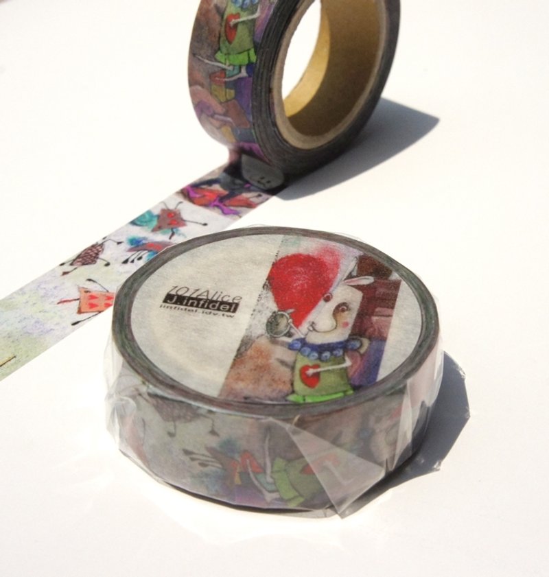 J.Infedel--“Alice’s Adventures in Wonderland”纸胶带 - 纸胶带 - 纸 多色