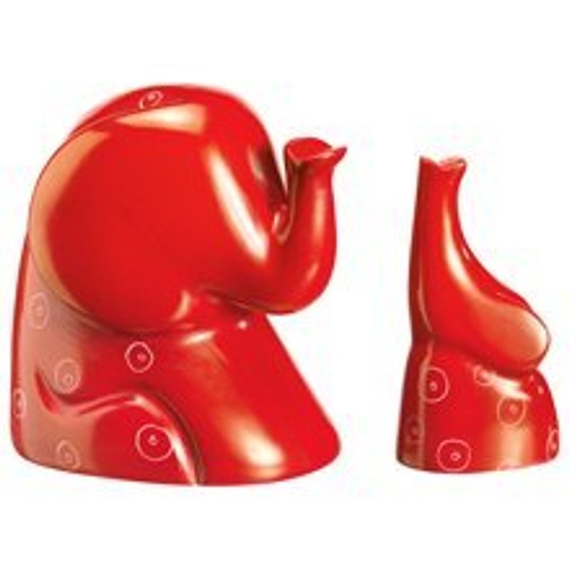 地球树Fair trade&Eco-“肥皂石系列”-大象亲子温馨情 - 摆饰 - 宝石 