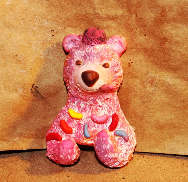 【Moses's warehouse 】办公室小物 雷根糖熊熊 磁铁挂勾 - 其他 - 纸 