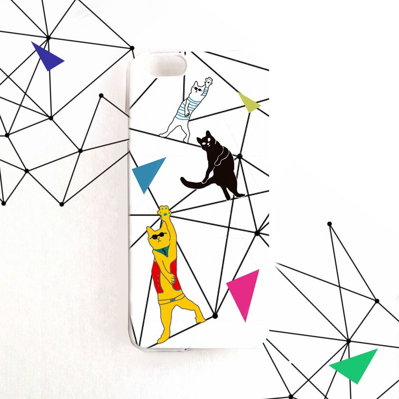 手机壳原创设计▲摇滚猫▲任何厂牌都可订制 - 其他 - 塑料 白色