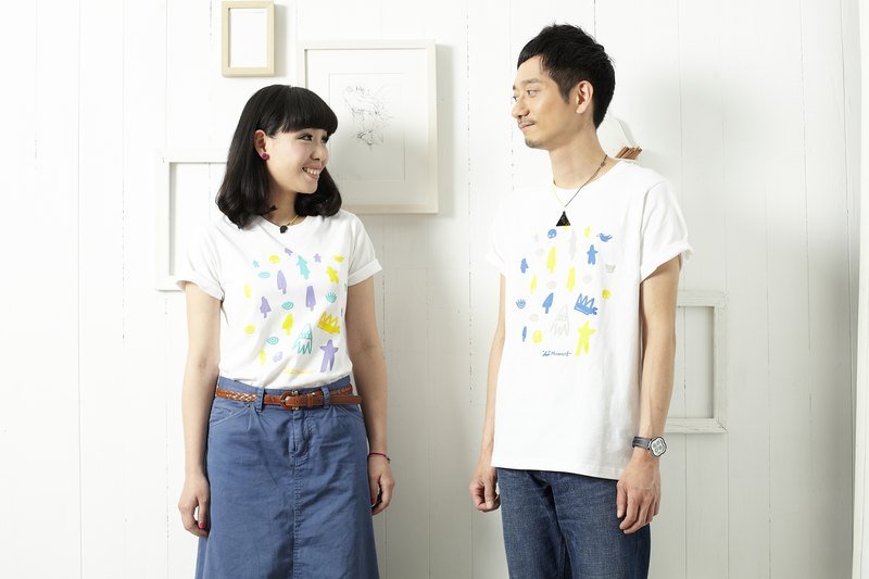 M,moment 火箭森林纯棉T-一般版✿ - 女装 T 恤 - 其他材质 白色