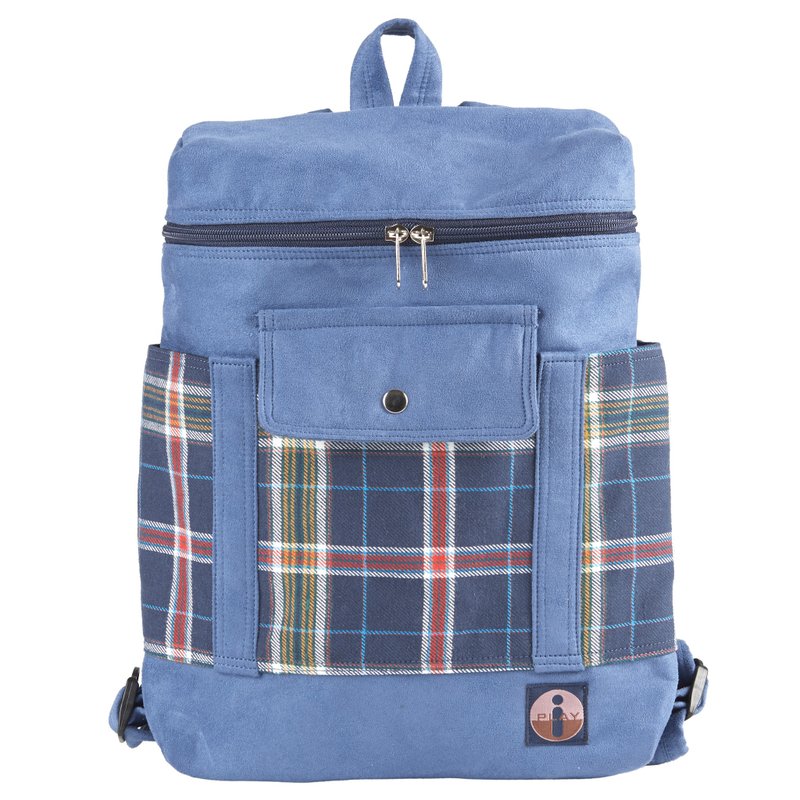 英伦俏皮后背包(纯手工) 商标已有注册 - 后背包/双肩包 - 其他材质 黑色