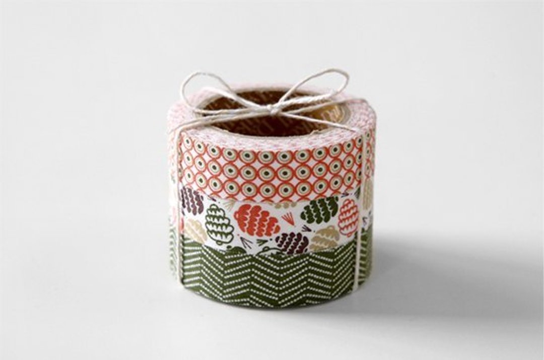 Dailylike fabric tape 北欧风布胶带(三入) 42-pine,E2D54180 - 纸胶带 - 其他材质 多色