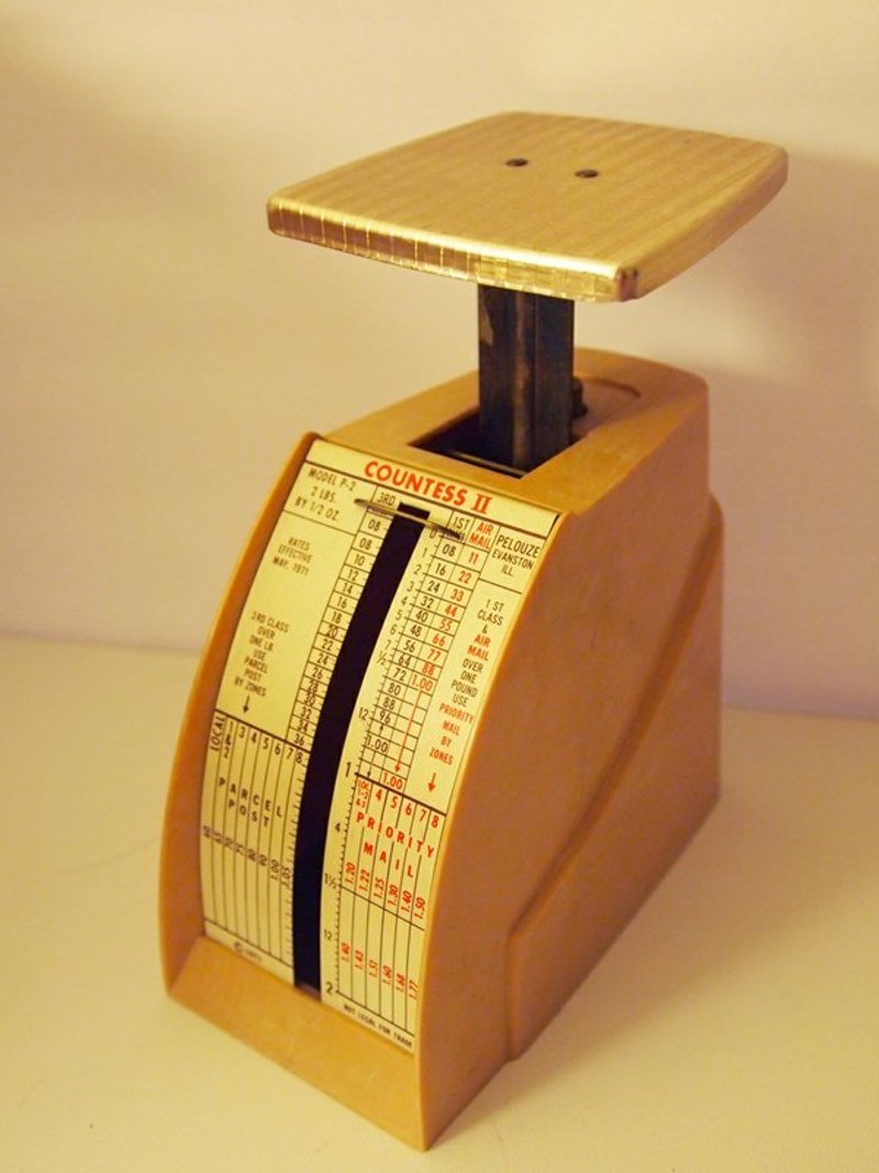 70年代美国制邮局老秤 Made in Usa - 其他 - 其他材质 粉红色