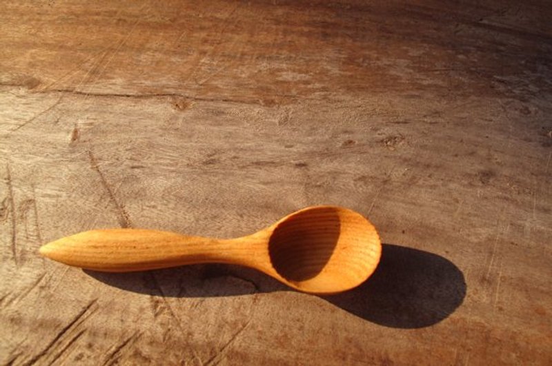 手工木匙-No1. - 餐刀/叉/匙组合 - 木头 咖啡色
