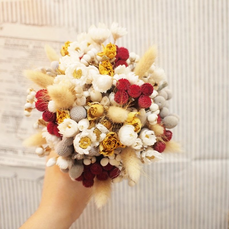 猫. 初花 ｜白色莉莉干燥小捧花 新娘捧花 摄影 婚纱 - 植栽/盆栽 - 植物．花 白色