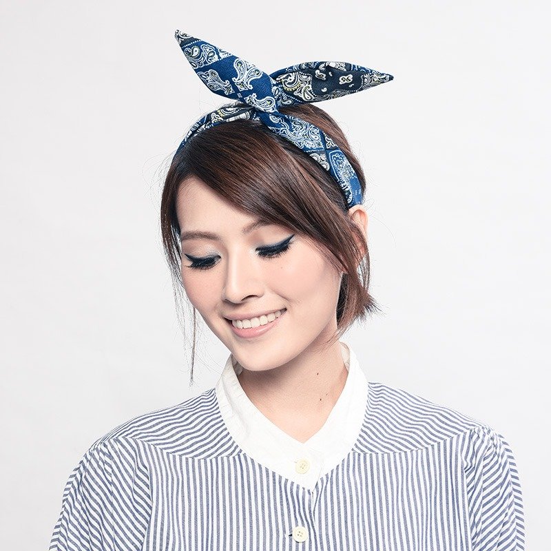 青梅竹马 好烦小姐 发带 - 发饰 - 其他材质 蓝色