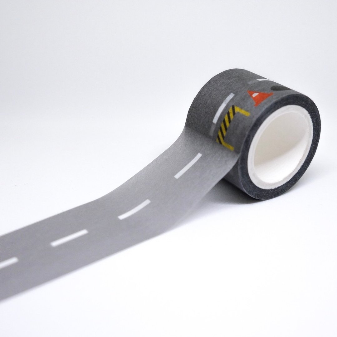 道路系列: 马路纸胶带 - 纸胶带 - 纸 灰色