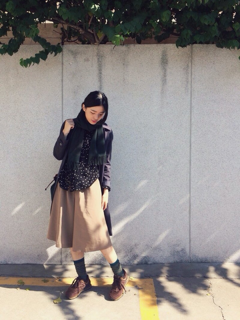 率性女孩铁灰色风衣 - 女装休闲/机能外套 - 其他材质 灰色