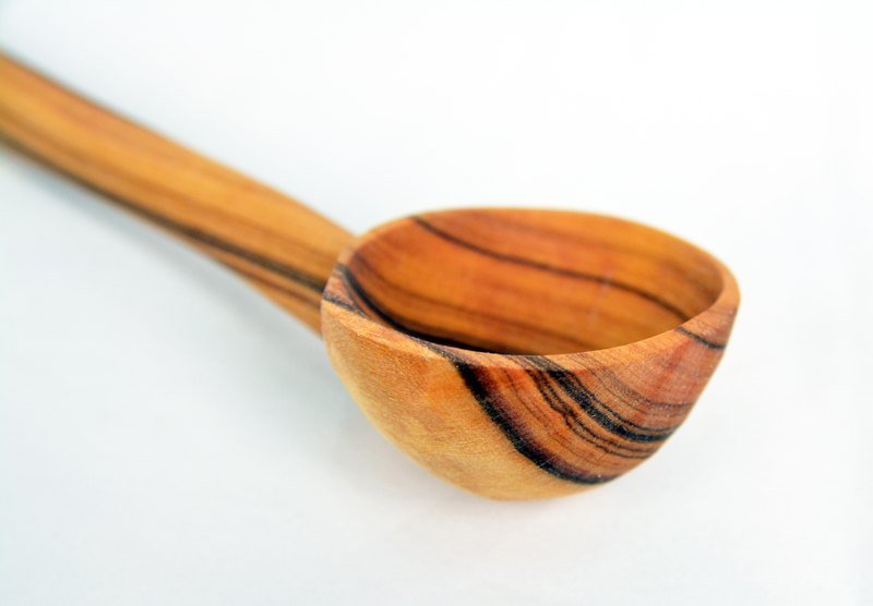 橄榄木餐具＿咖啡勺＿公平贸易 - 厨房用具 - 宝石 咖啡色