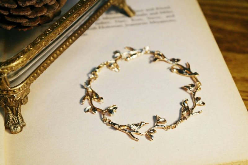 《期许耳语系列》18K包金 桂冠手环 / 臂环 - 手链/手环 - 宝石 