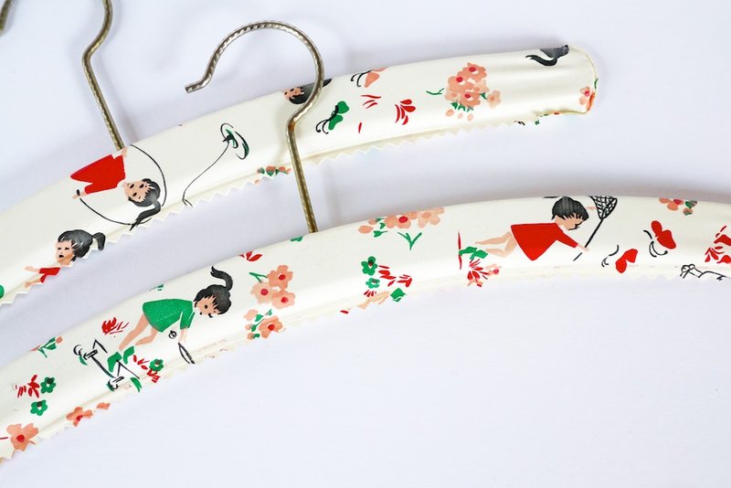 复古 vintage 儿童衣架 - 收纳用品 - 其他材质 粉红色