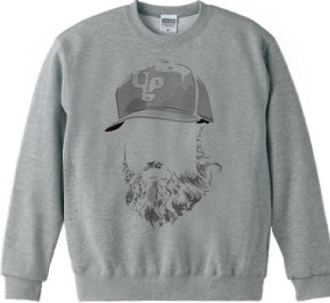 beard cap clear (sweat10.0oz gray) - 女装上衣 - 其他材质 灰色