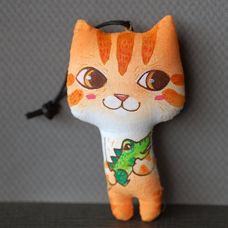 限量手作猫吊饰 - 其他 - 其他材质 橘色