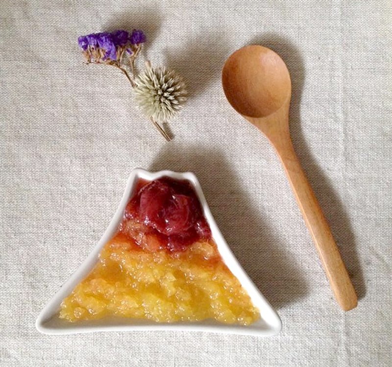 微田水气*手工双层果酱-爱情系列*火山爆花的情话《草莓+凤梨口味》 - 果酱/抹酱 - 玻璃 红色