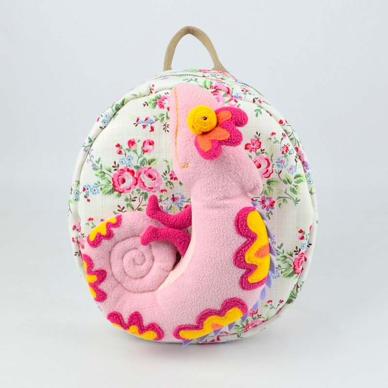 花蝴蝶变色龙 儿童防走失后背包 - 后背包/双肩包 - 其他材质 