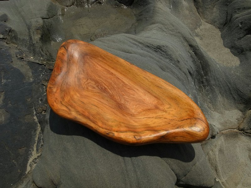 小东西的归属 - 桧木盘17号 - 浅碟/小碟子 - 木头 咖啡色