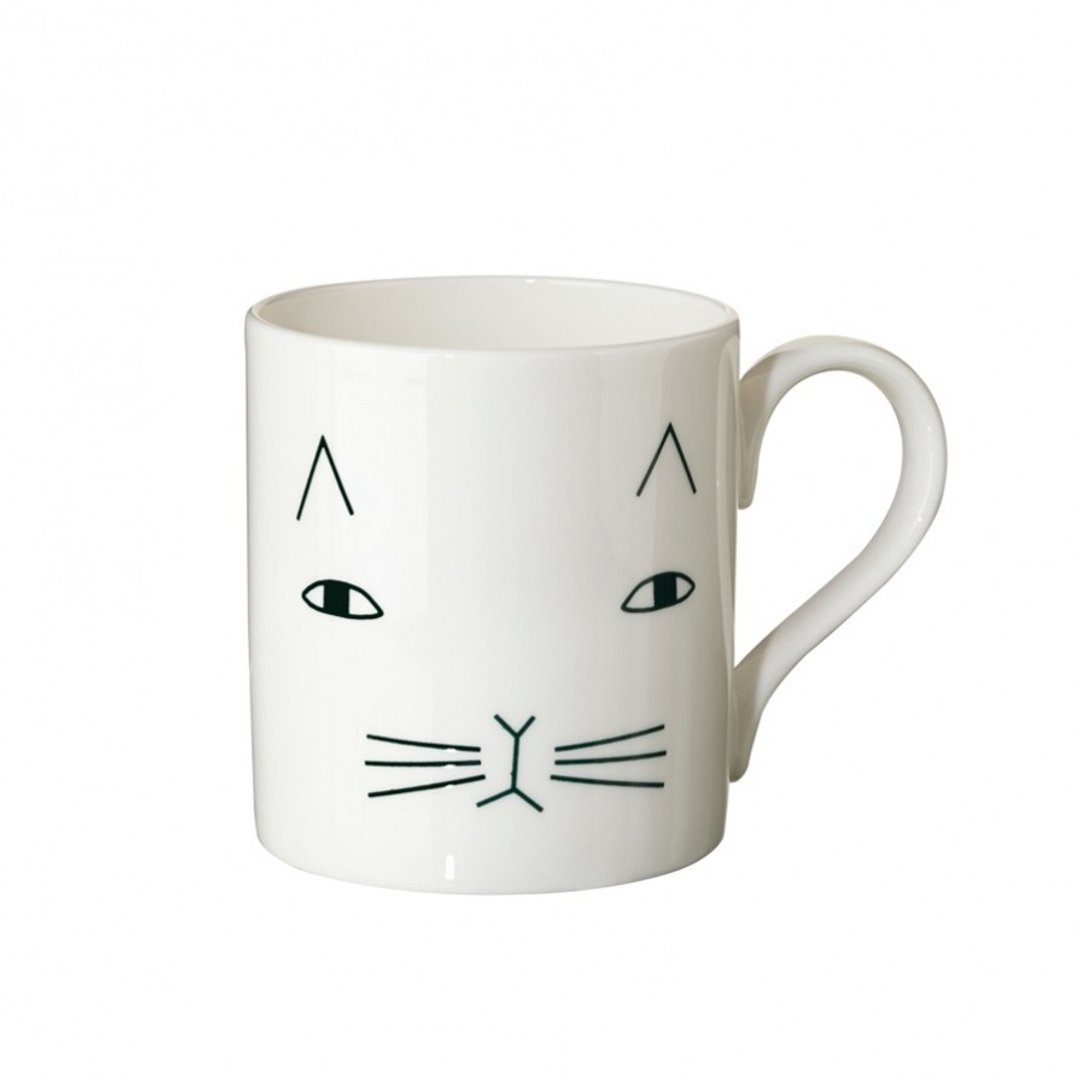 Mog 骨瓷马克杯 | Donna Wilson - 咖啡杯/马克杯 - 瓷 白色