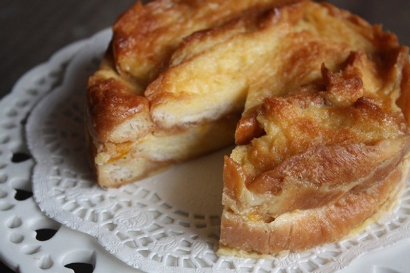 手工蜜桃布丁蛋糕 - 咸派/甜派 - 新鲜食材 多色