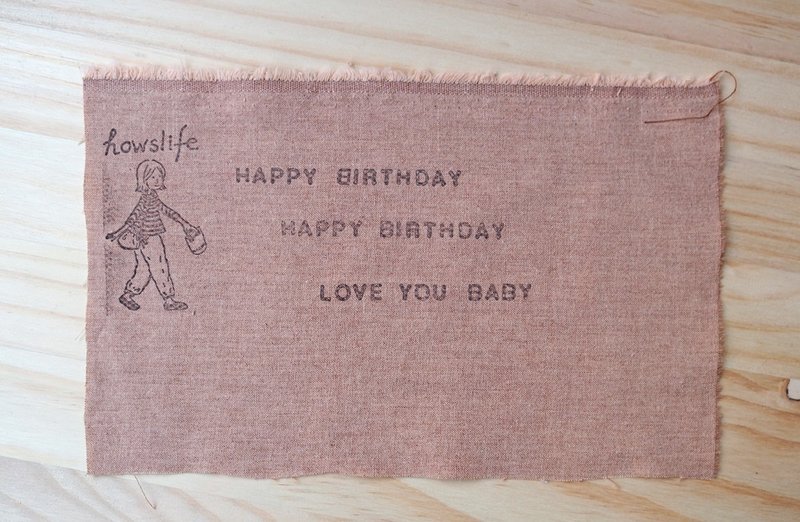 加购商品 - 生日祝福!/定制化/  让howslife帮你说出来吧! - 其他 - 其他材质 多色