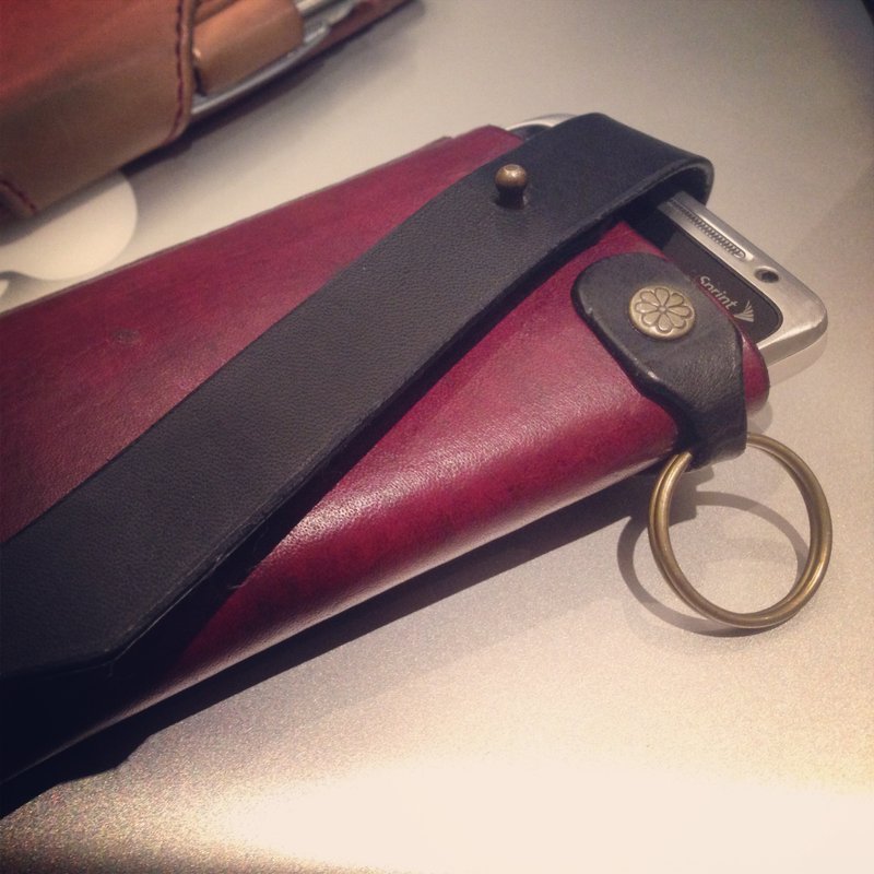 定制化手机套，免费刻字，绣字 - 手机壳/手机套 - 真皮 多色