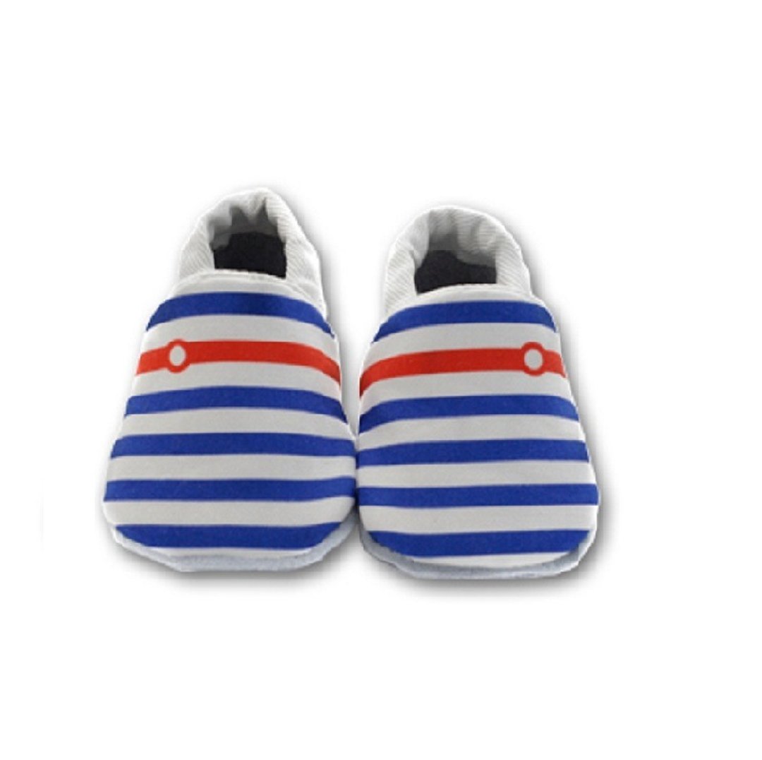 【欧洲制】小小水手 First baby shoes 手工软底学步鞋/室内鞋 - 童装鞋 - 其他材质 