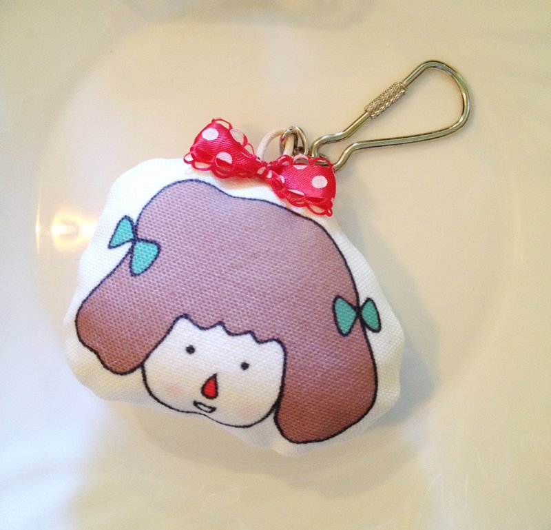 万用吊饰 -- 艾朵的绿色蝴蝶结 吊饰/钥匙圈 - 钥匙链/钥匙包 - 其他材质 绿色