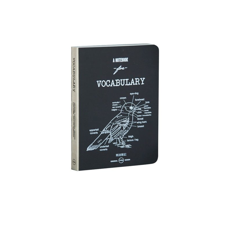 九口山原创Document1.0生活主题系列256page单词本-Bird - 笔记本/手帐 - 纸 黑色