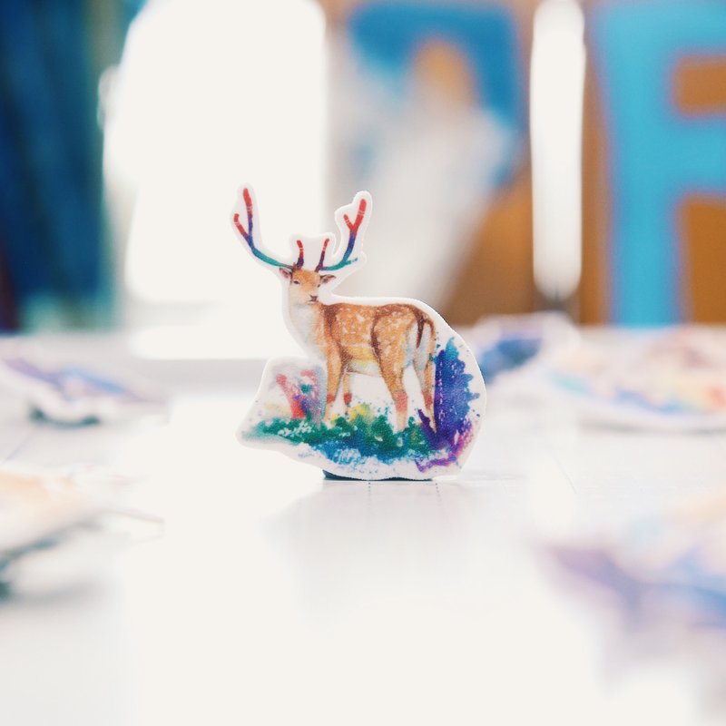 小徽章 AN-010 - 胸针 - 塑料 