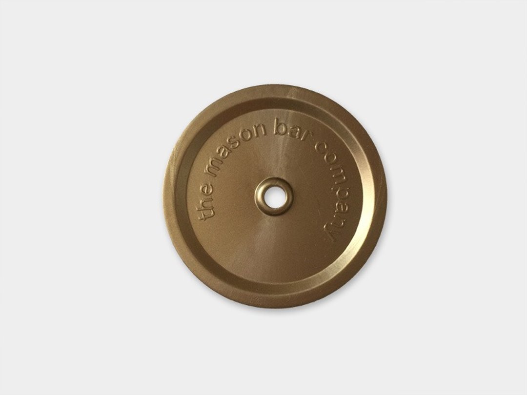 The MasonBar Company 吸管杯盖 - 金色 美国原装制造 - 其他 - 塑料 