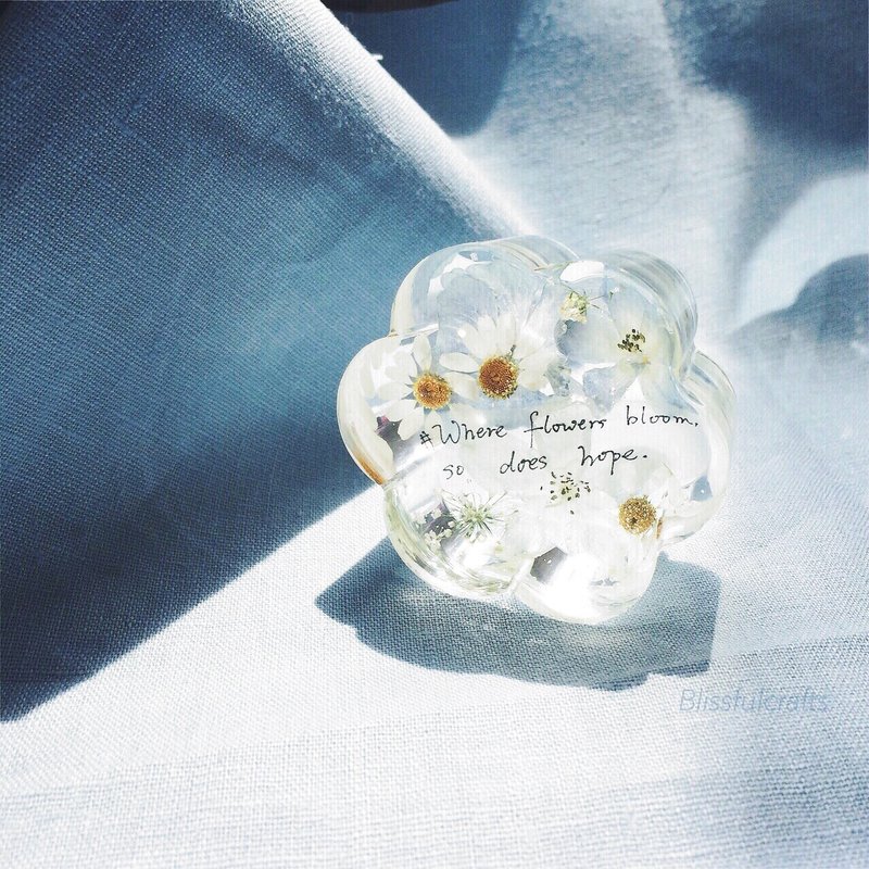 立体花摆设真花/立体干燥花/花型纸镇/桌上摆设 - 摆饰 - 其他材质 