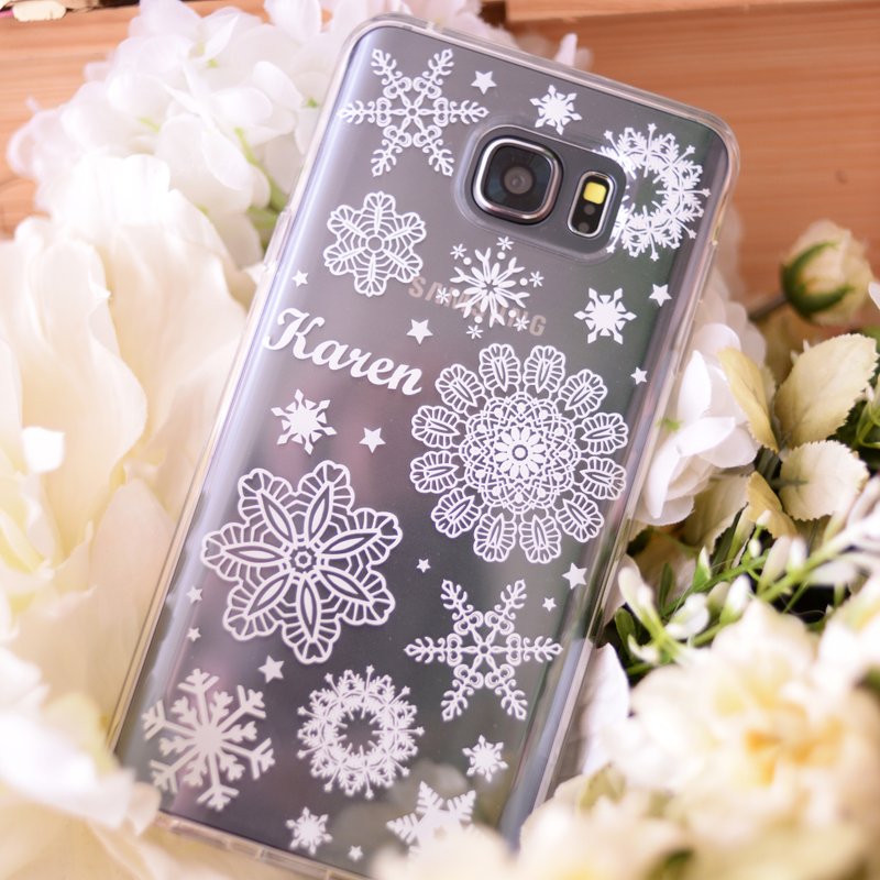 透明手机壳 (可加名字 ) - Lace no.10 (背景图下载) - 手机壳/手机套 - 塑料 