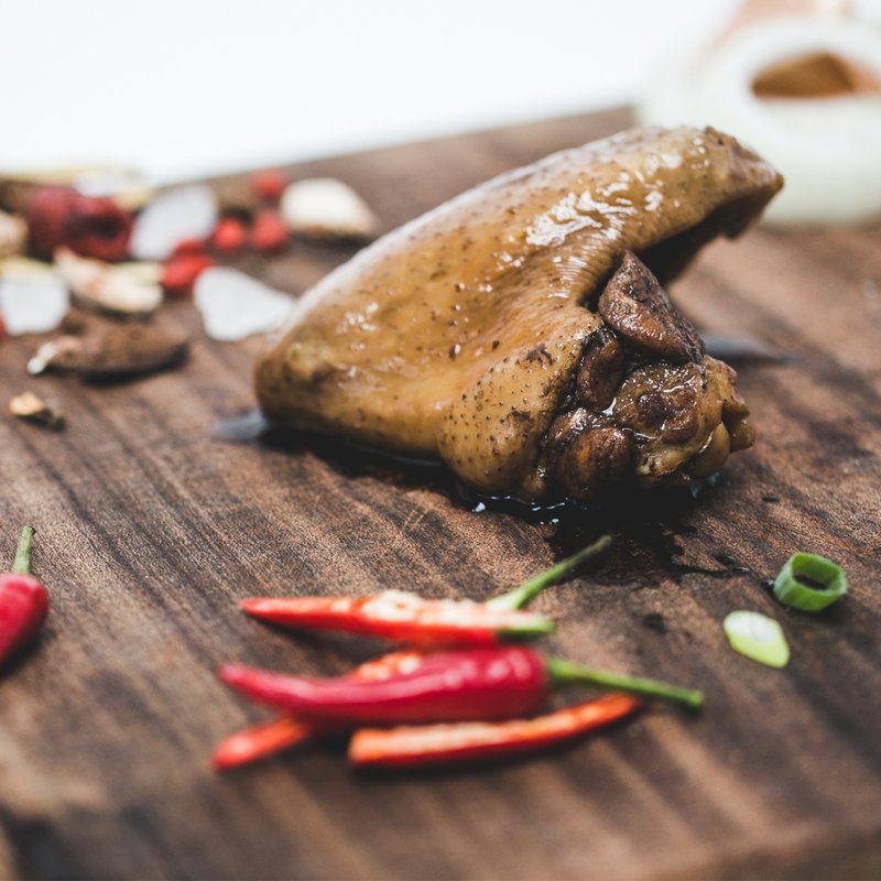 拳王卤味-狂恋硬汉鸡翅 - 熟食小吃 - 新鲜食材 咖啡色