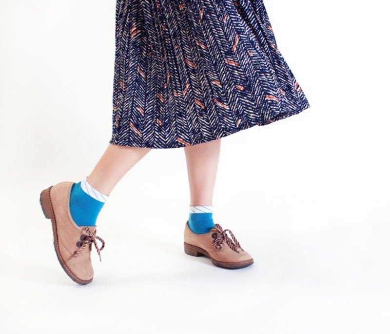 +10・海面上在下雨1/2袜 - 袜子 - 其他材质 蓝色