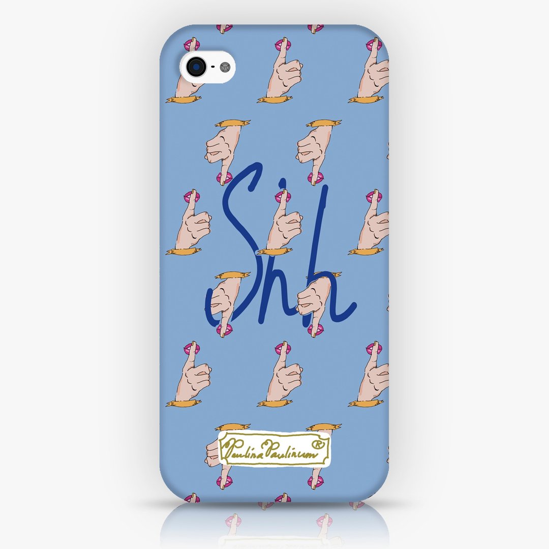 Paulina Paulinum { 手指系列 - 食指 x Shh... } 手机壳 iPhone Samsung HTC Sony Xperia Xiaomi - 手机壳/手机套 - 塑料 蓝色