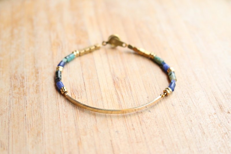 <☞ HAND IN HAND ☜> 苏打石-革命 手链（0531） - 手链/手环 - 宝石 蓝色