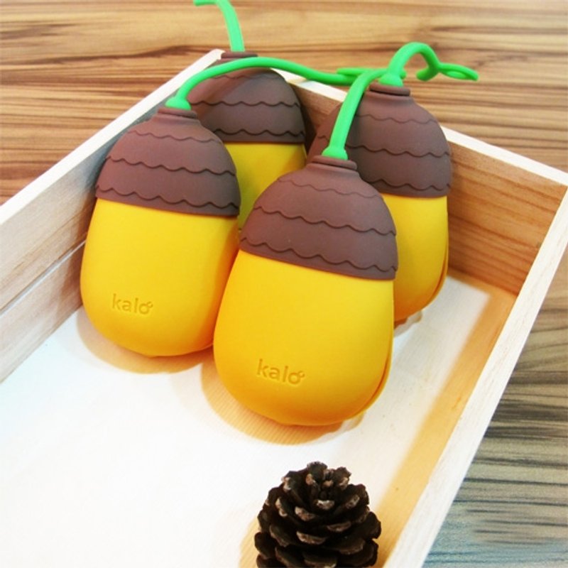 Kalo 卡乐创意 橡实钥匙包 钥匙收纳圣诞礼物 耶诞礼物 - 其他 - 硅胶 橘色