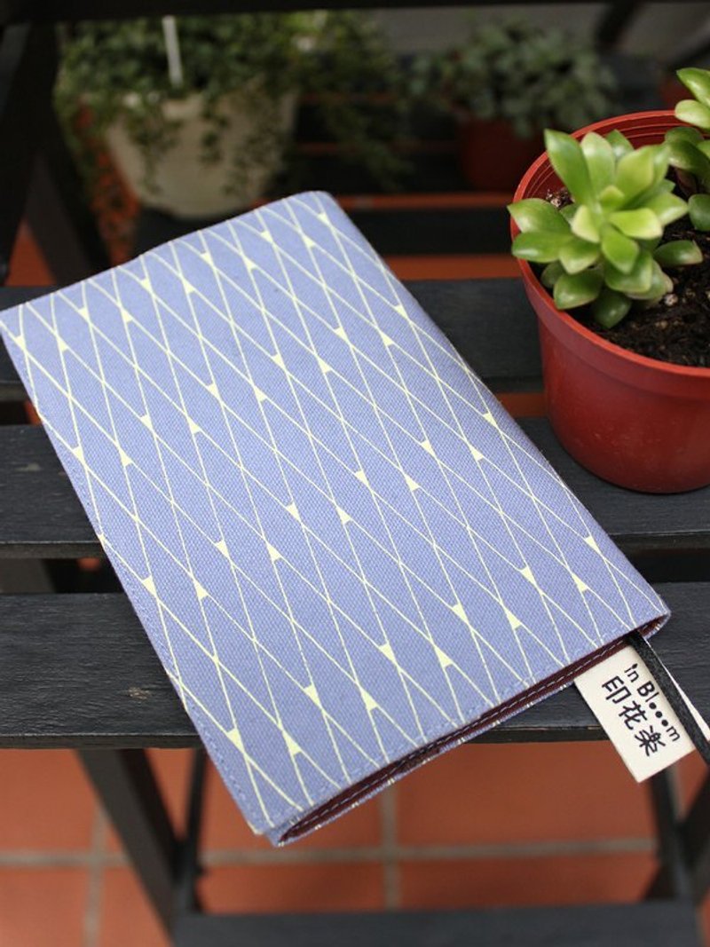 文库书衣-铁花窗1号/灰紫＋莱姆黄 - 笔记本/手帐 - 其他材质 紫色